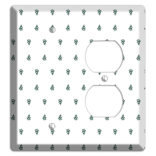 Leaves Style Y Blank / Duplex Wallplate