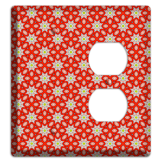 Red Foulard 2 Blank / Duplex Wallplate