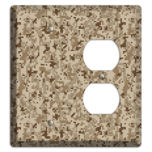 Desert Camo Blank / Duplex Wallplate