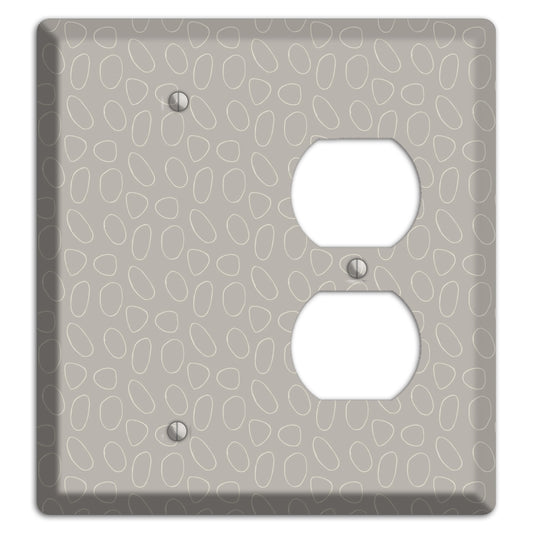 Simple Scandanavian Style E Blank / Duplex Wallplate