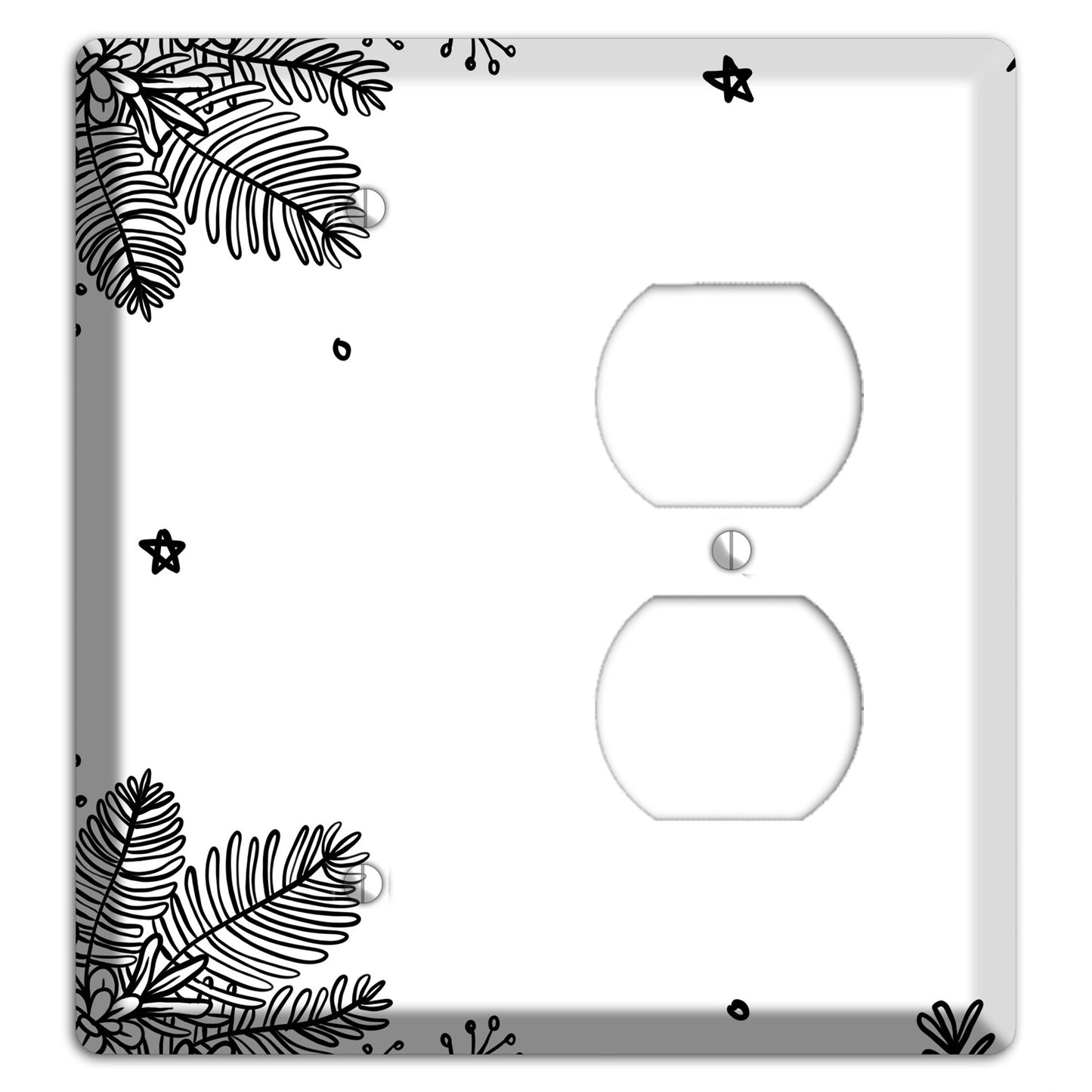 Cartoon Christmas 2 Blank / Duplex Wallplate