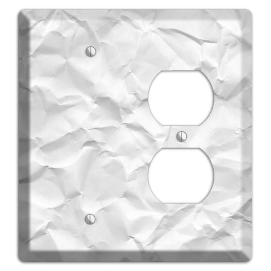 Alto Crinkled Paper Blank / Duplex Wallplate