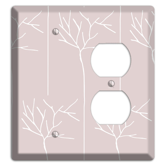 Abstract 25 Blank / Duplex Wallplate