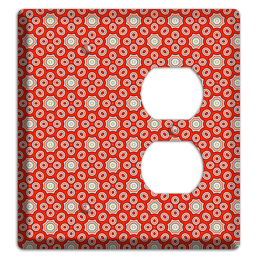 Red Foulard 3 Blank / Duplex Wallplate