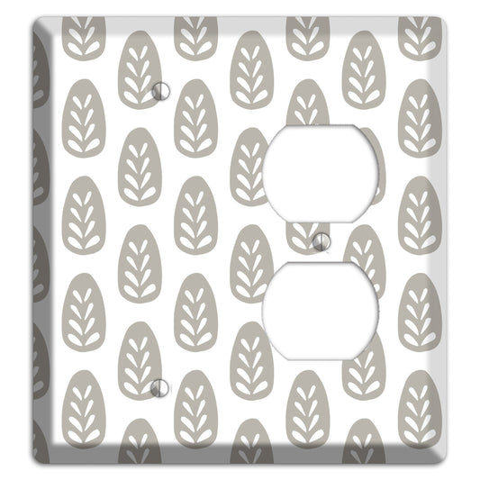 Simple Scandanavian Style U Blank / Duplex Wallplate