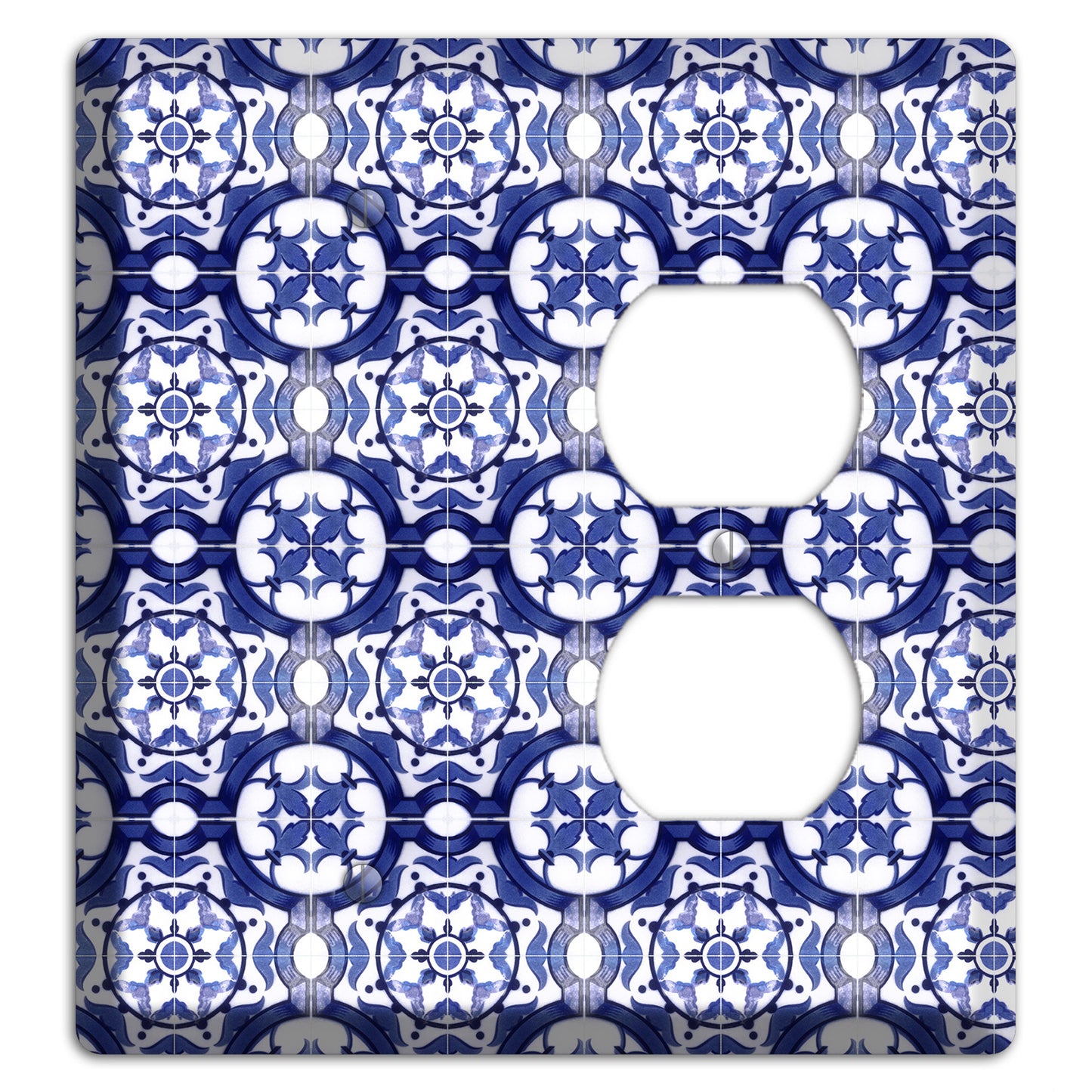 Tavira Tiles 10 Blank / Duplex Wallplate