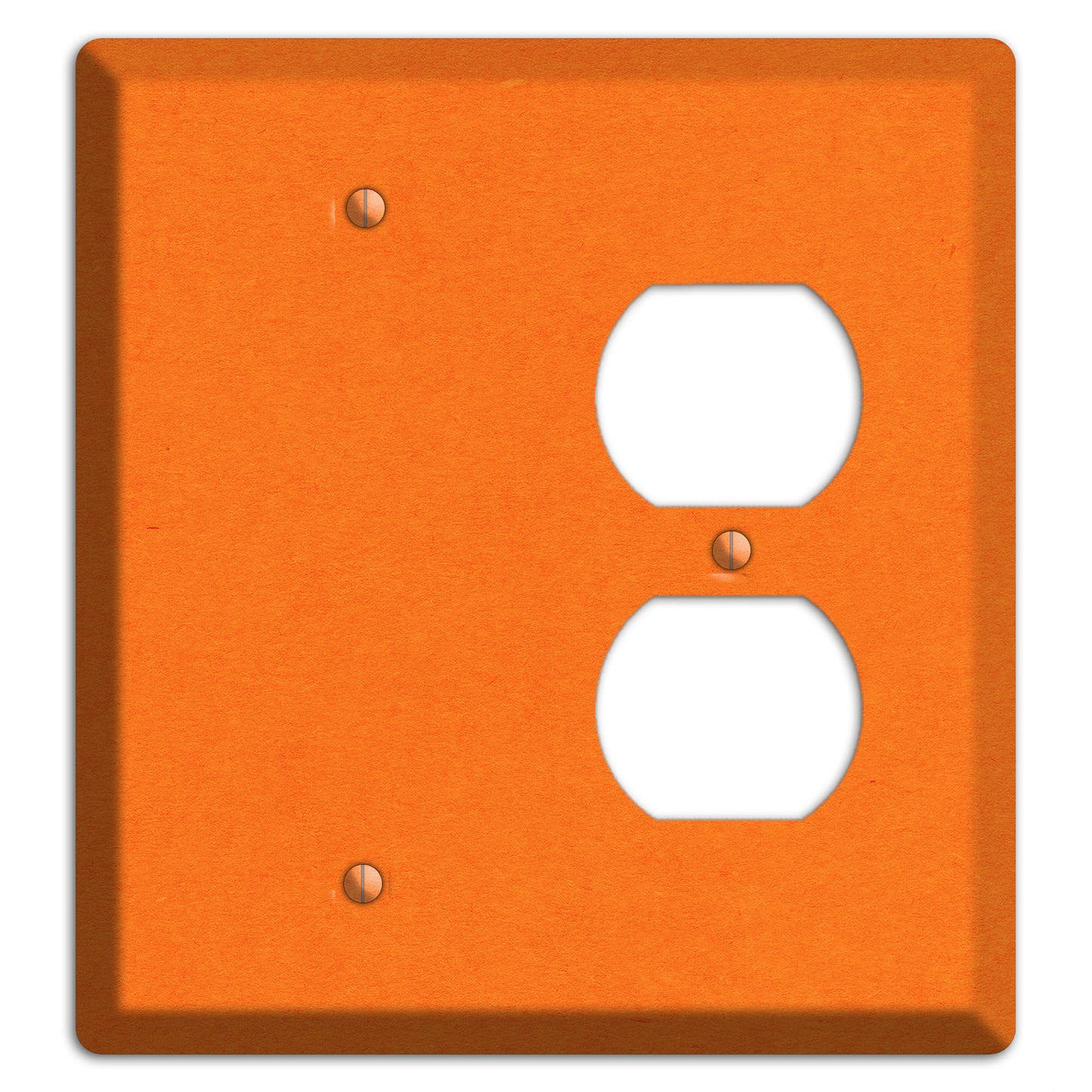 Pumpkin Kraft Blank / Duplex Wallplate