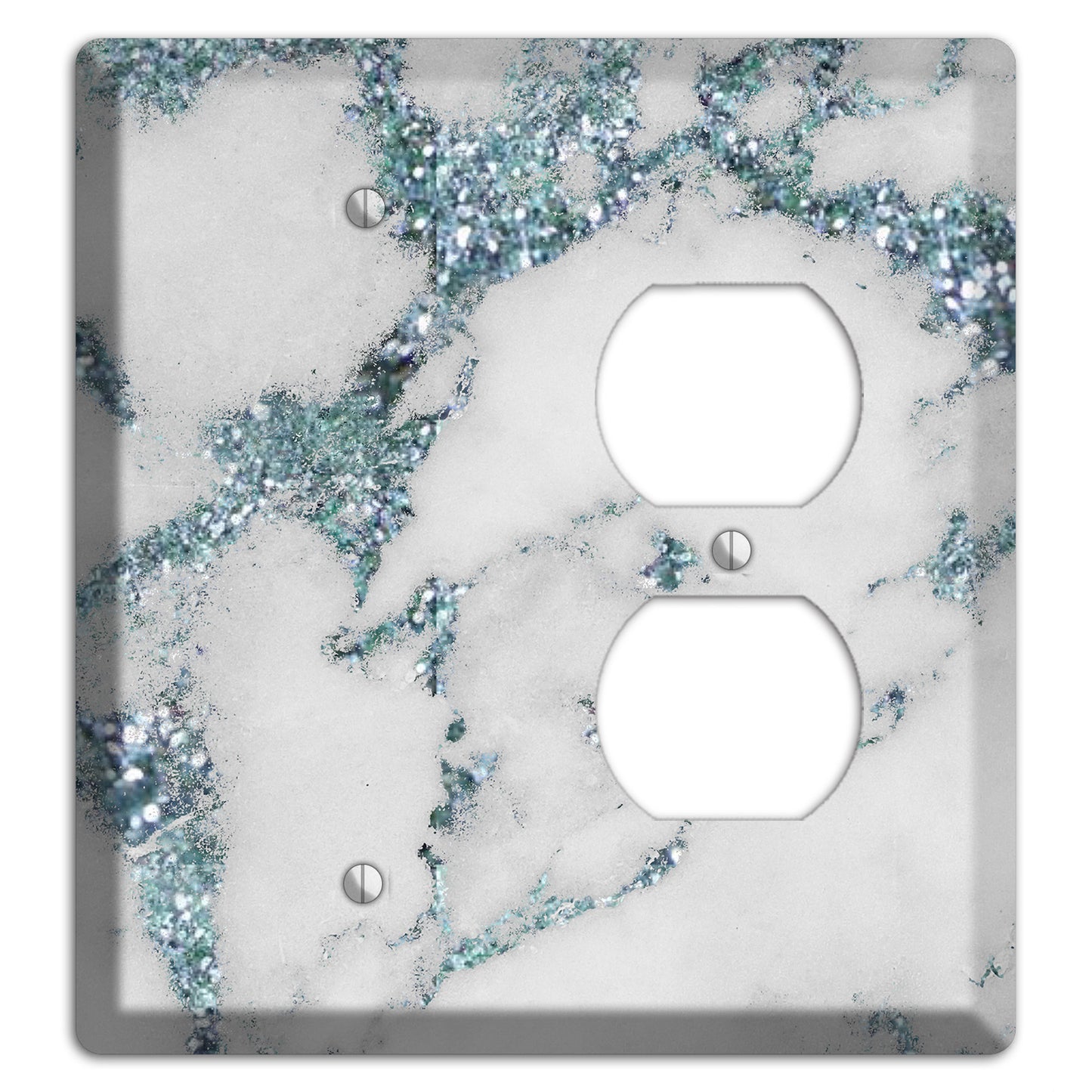 Gumbo Marble Blank / Duplex Wallplate