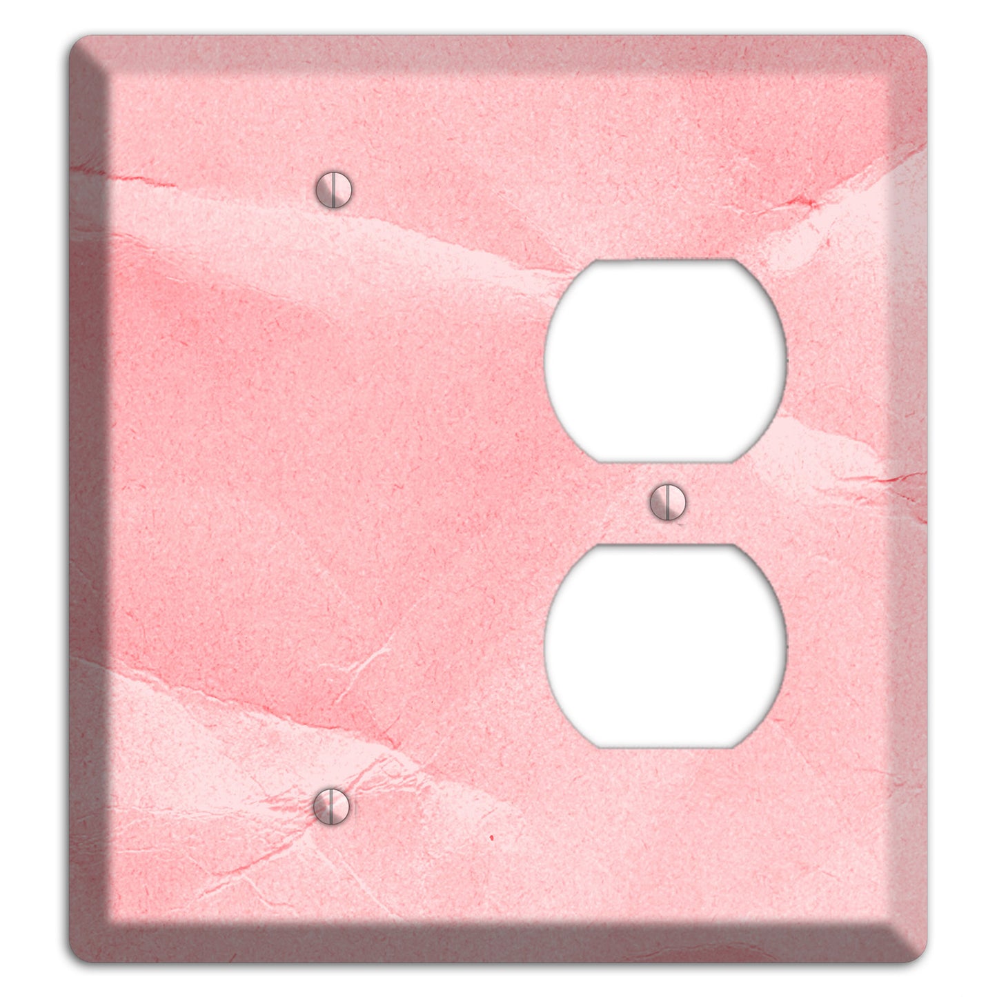 Pink Soft Coral Blank / Duplex Wallplate