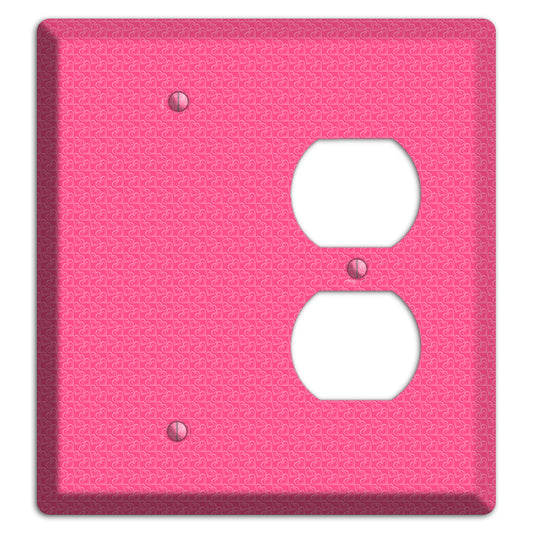 Tiny Pink Hearts Blank / Duplex Wallplate