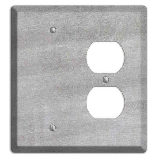 Chalk Light Grey Blank / Duplex Wallplate