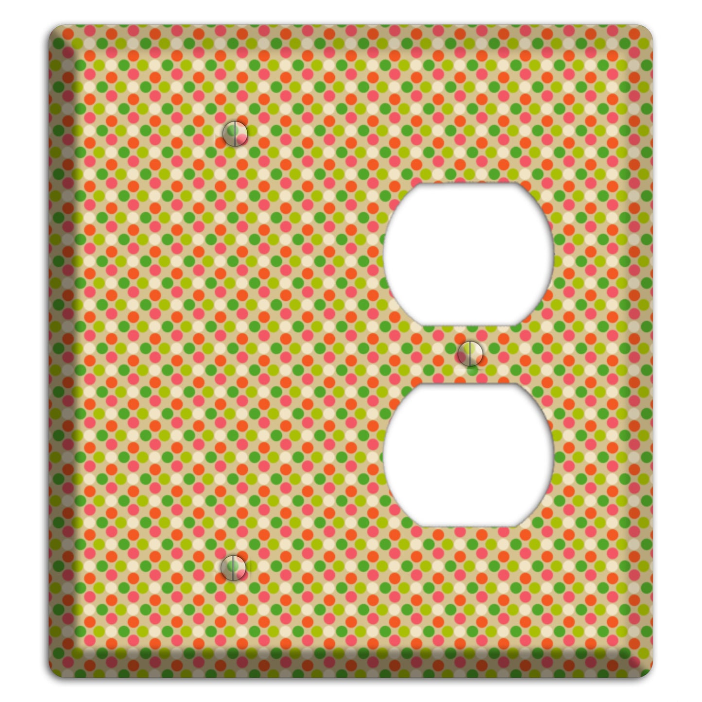 Yellow Plaid Blank / Duplex Wallplate