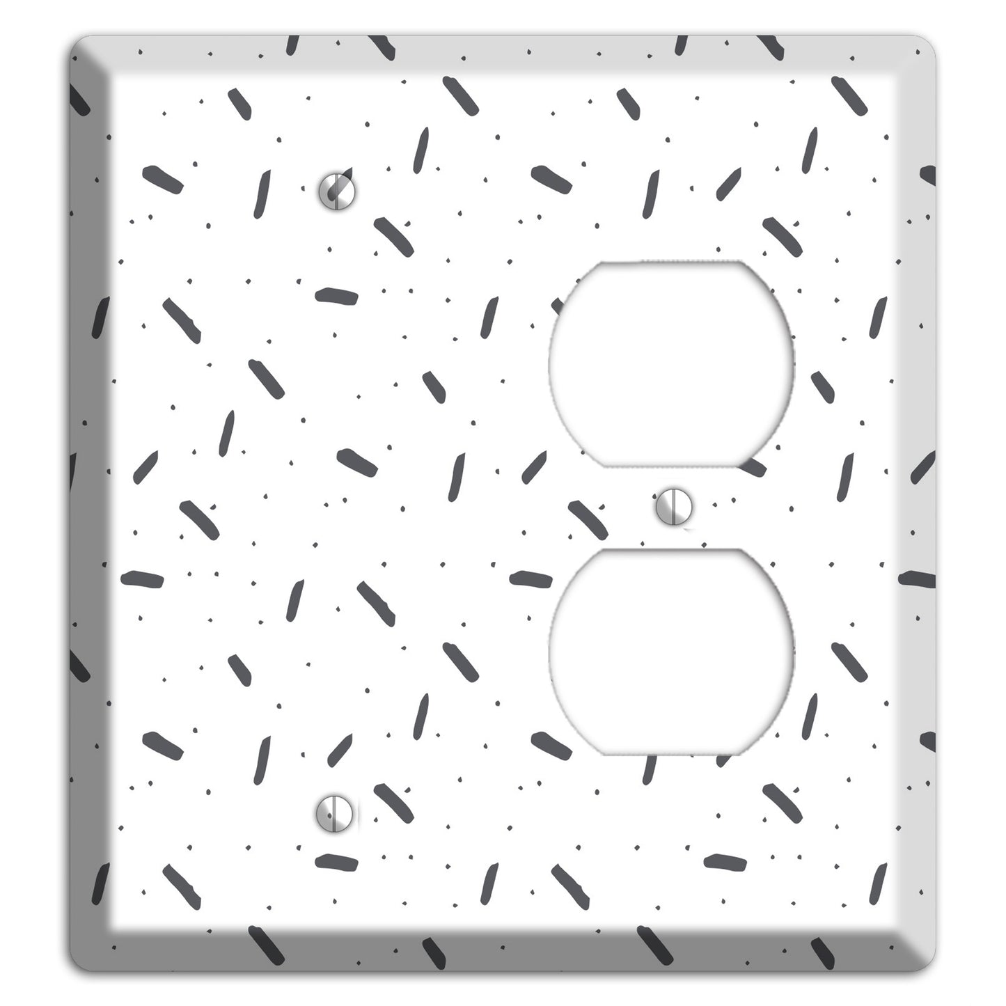 Abstract 13 Blank / Duplex Wallplate