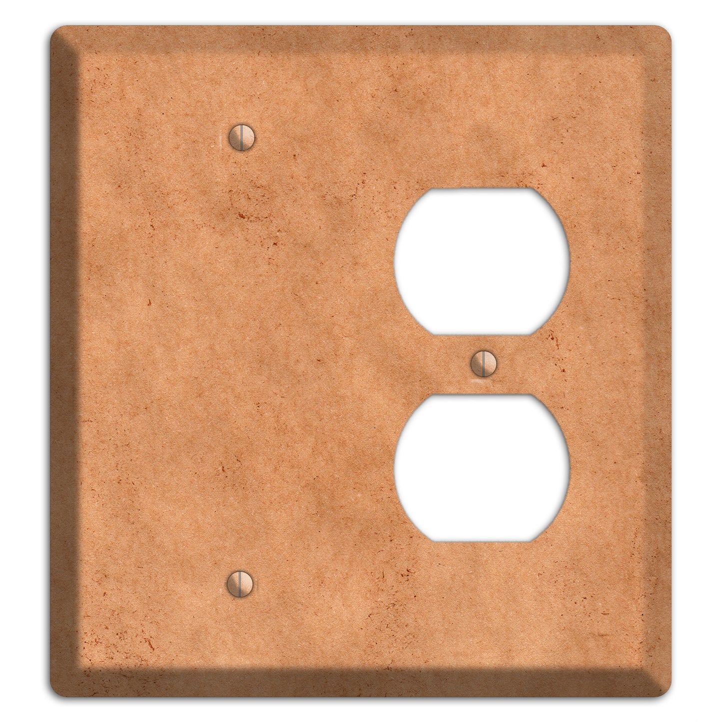 Aged Paper 7 Blank / Duplex Wallplate