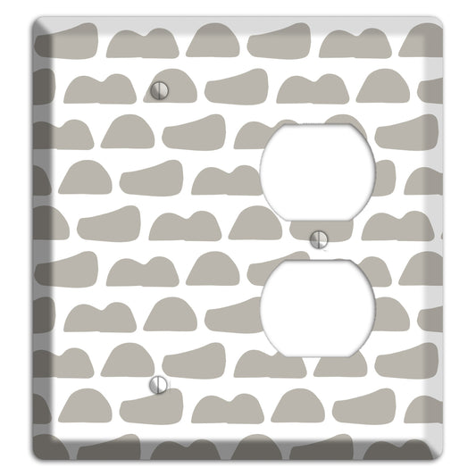 Simple Scandanavian Style Y Blank / Duplex Wallplate