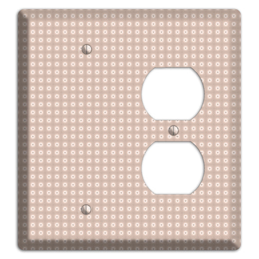 Beige with Circled Stars Blank / Duplex Wallplate