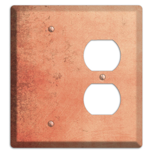 Tonys pink Vintage Grunge Blank / Duplex Wallplate