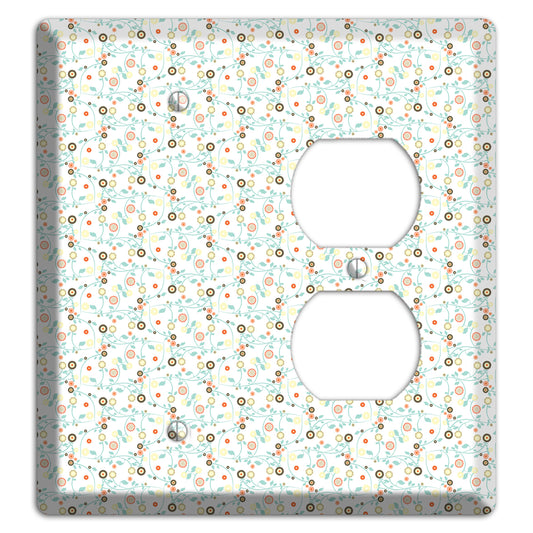 Small Cute Flowers Blank / Duplex Wallplate