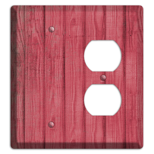 Fuzzy Wuzzy Weathered Wood Blank / Duplex Wallplate