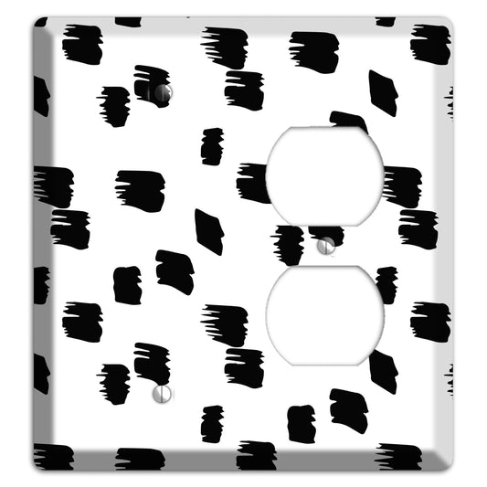 Ink Brushstrokes 6 Blank / Duplex Wallplate