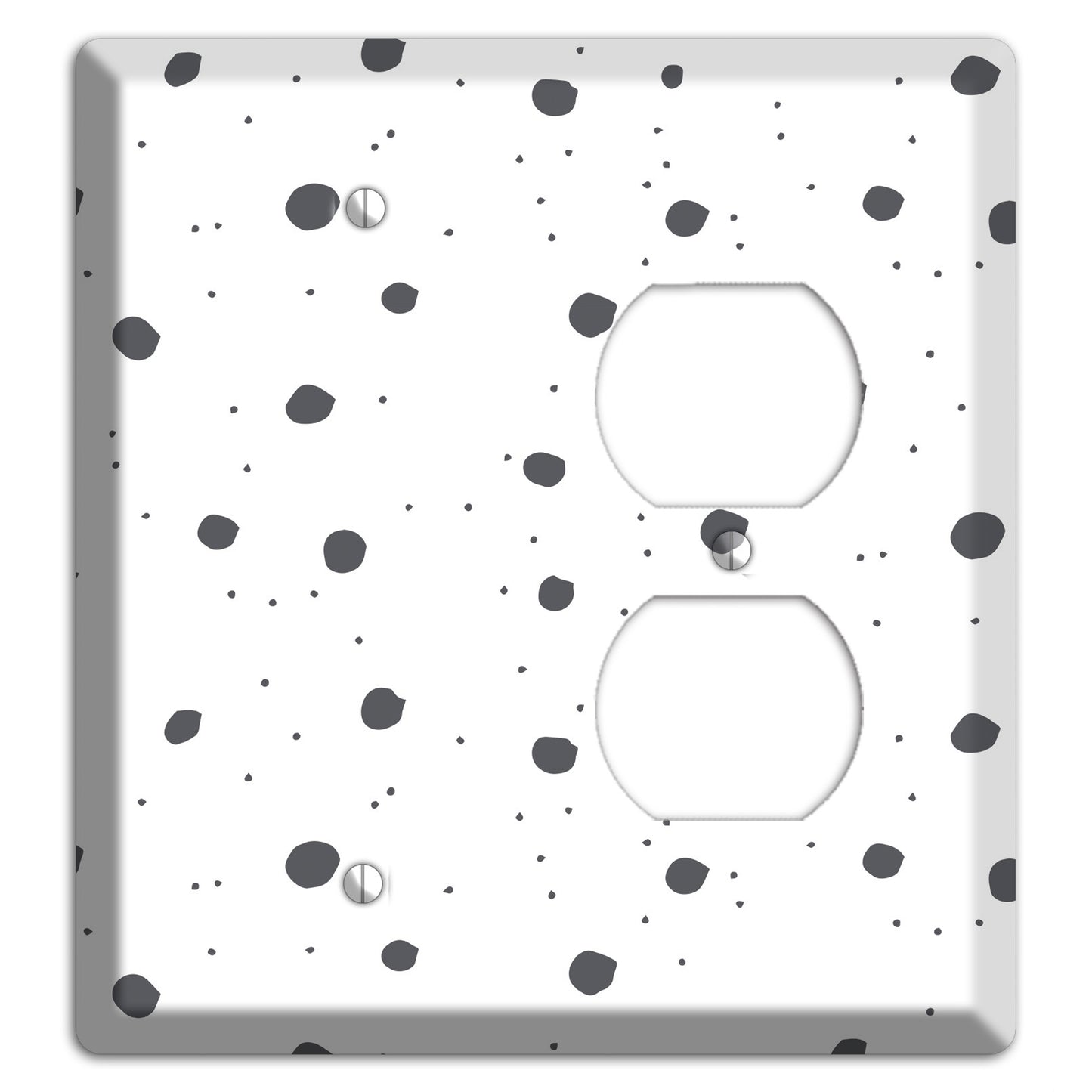 Abstract 28 Blank / Duplex Wallplate