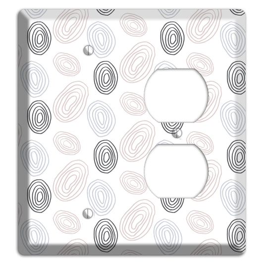 Abstract 4 Blank / Duplex Wallplate