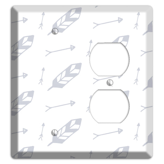 Abstract 22 Blank / Duplex Wallplate