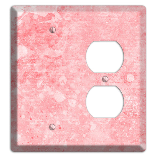 Rose Fog Soft Coral Blank / Duplex Wallplate