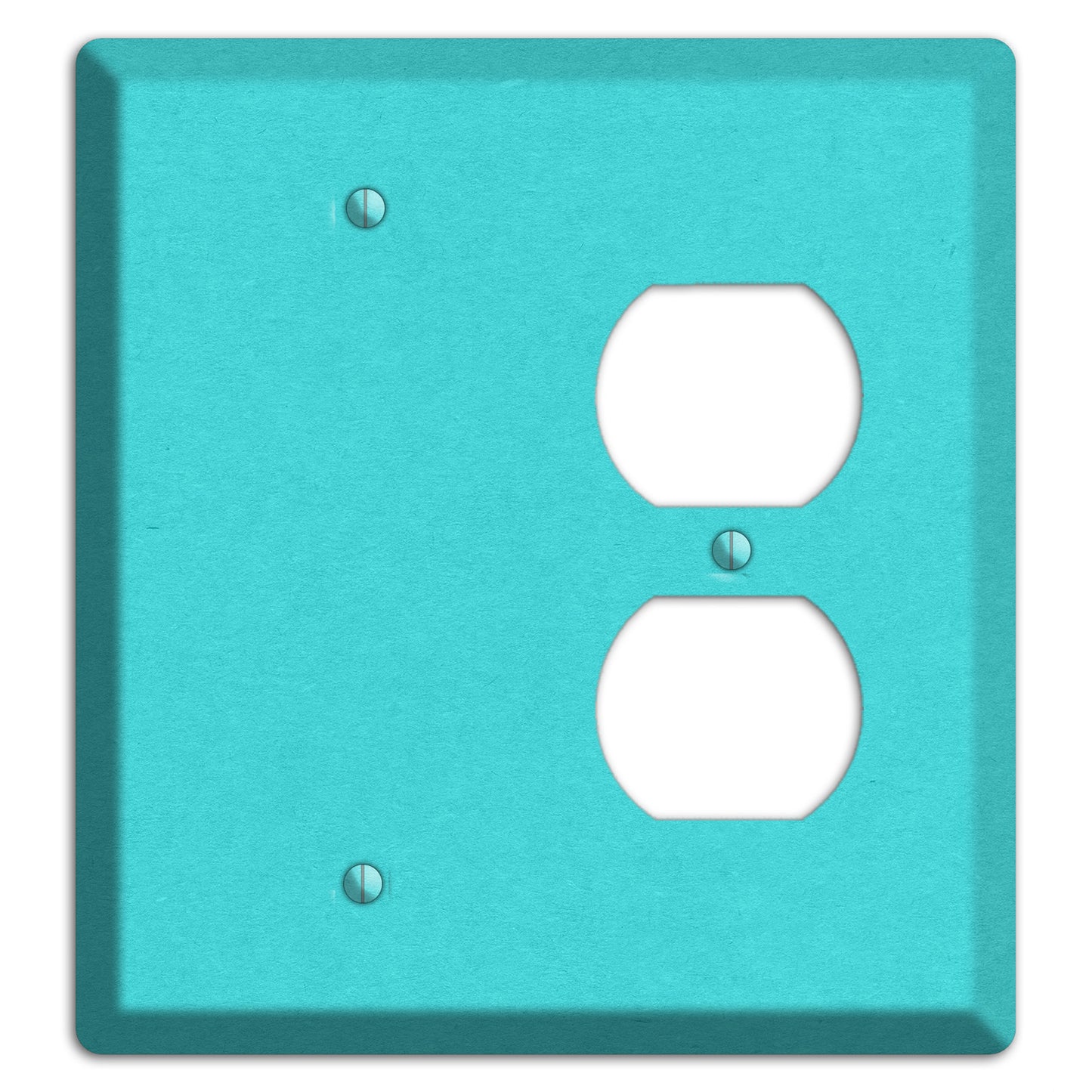 Turquoise Kraft Blank / Duplex Wallplate