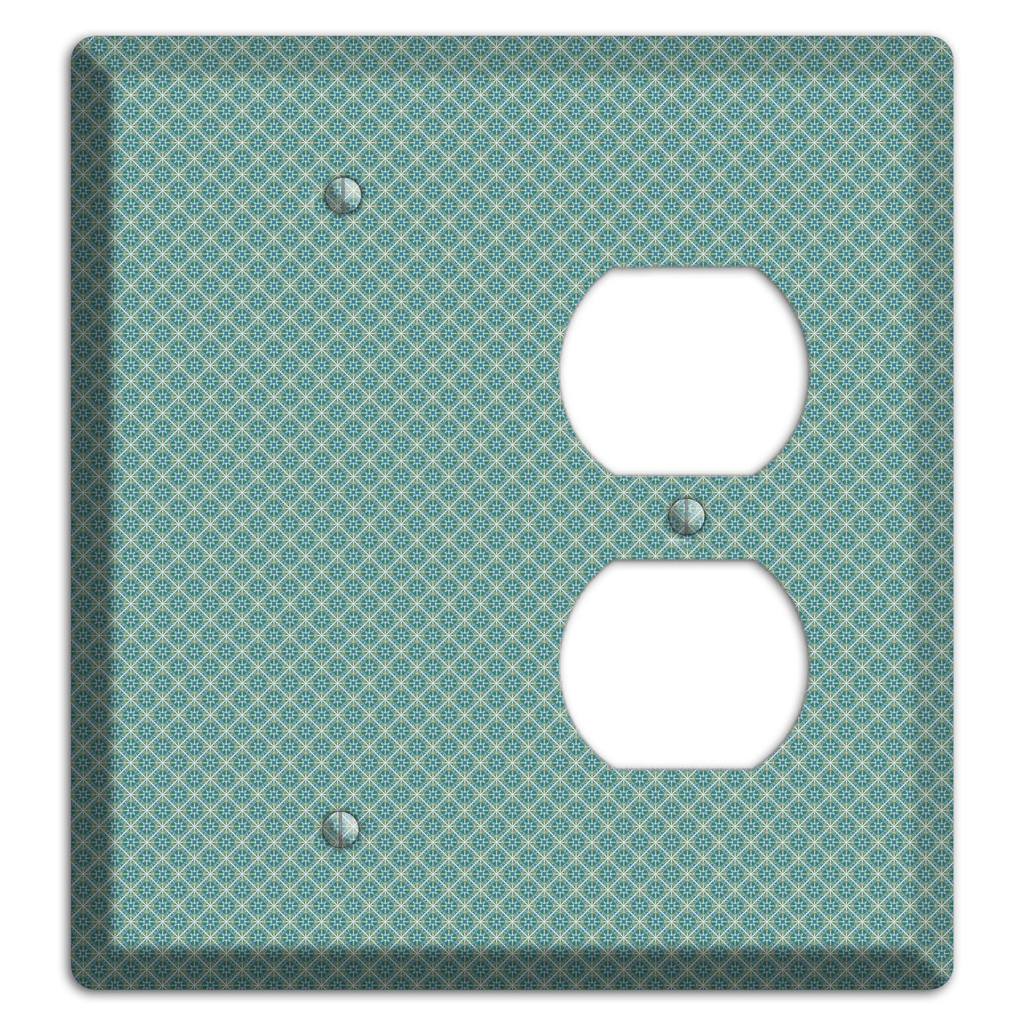 Sage Tiny Arabesque Blank / Duplex Wallplate