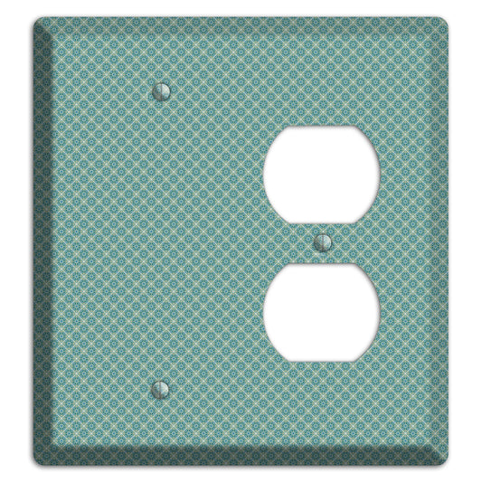 Sage Tiny Arabesque Blank / Duplex Wallplate