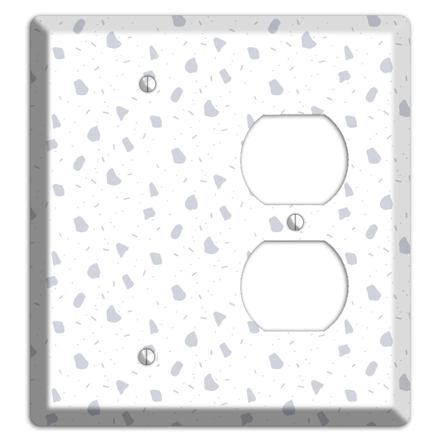 Abstract 9 Blank / Duplex Wallplate