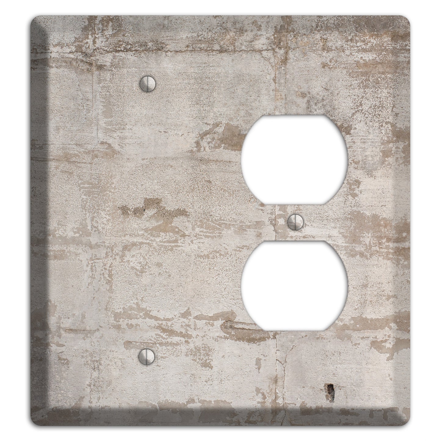 Old Concrete 3 Blank / Duplex Wallplate