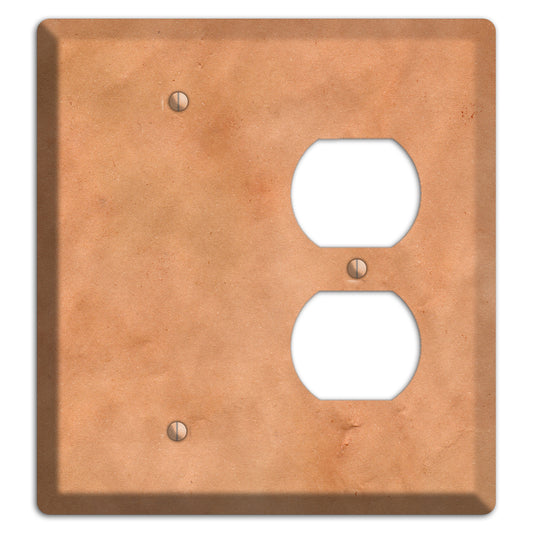 Aged Paper 11 Blank / Duplex Wallplate