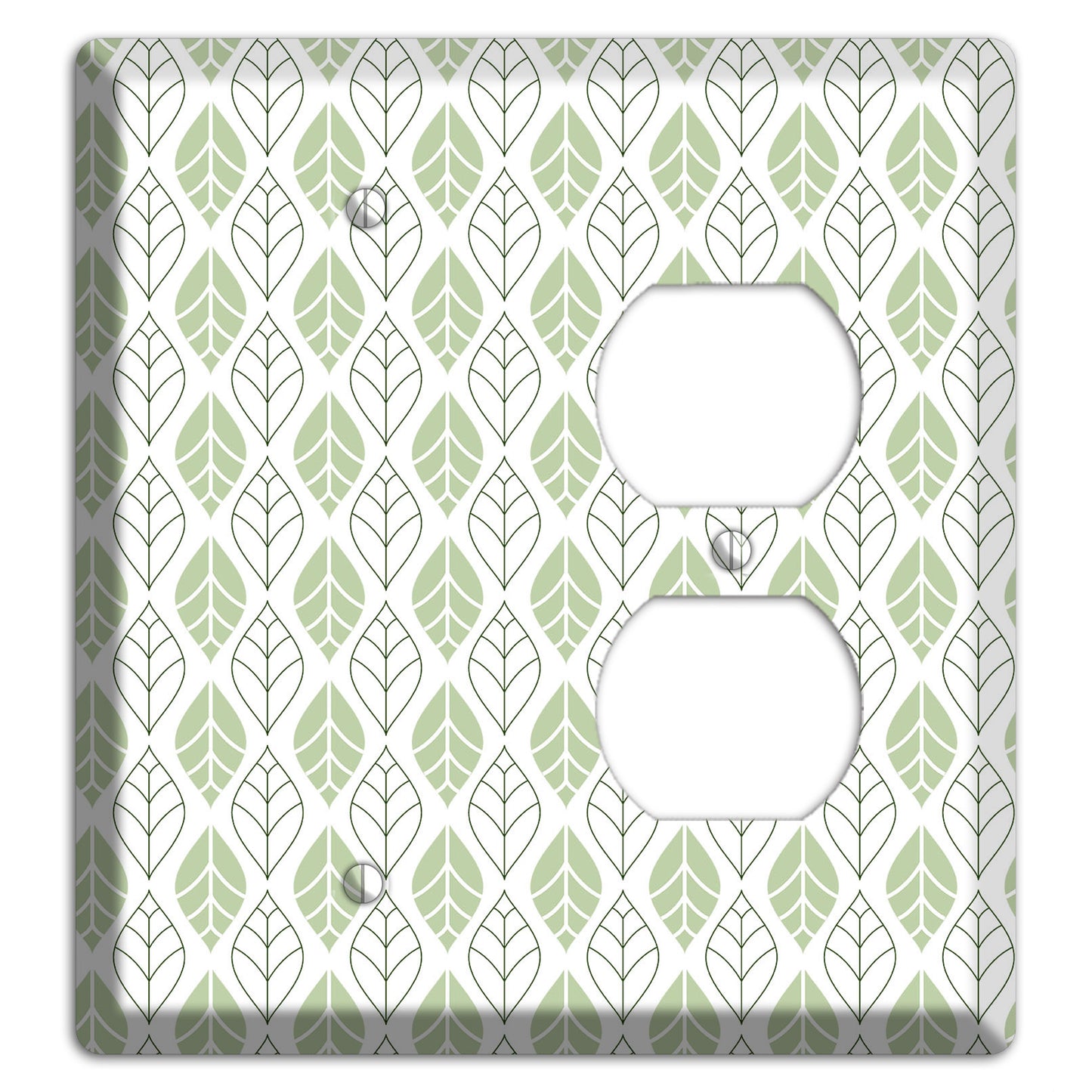 Leaves Style W Blank / Duplex Wallplate