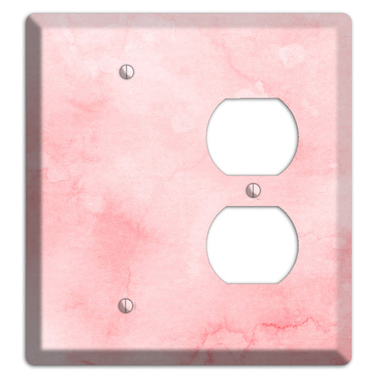 Mandys Pink Soft Coral Blank / Duplex Wallplate