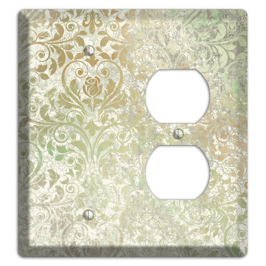 Tana Whimsical Damask Blank / Duplex Wallplate