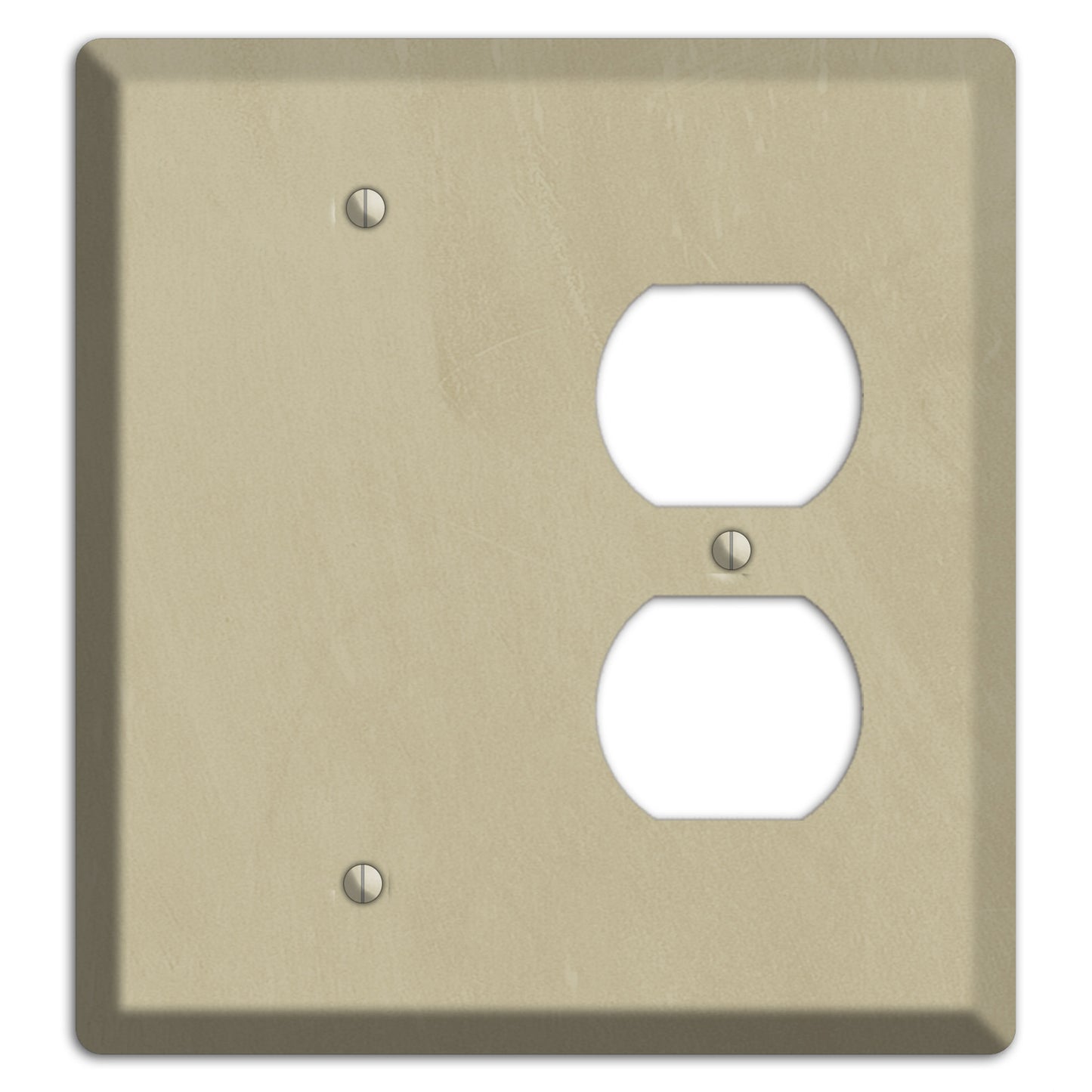 Chalk Beige Blank / Duplex Wallplate