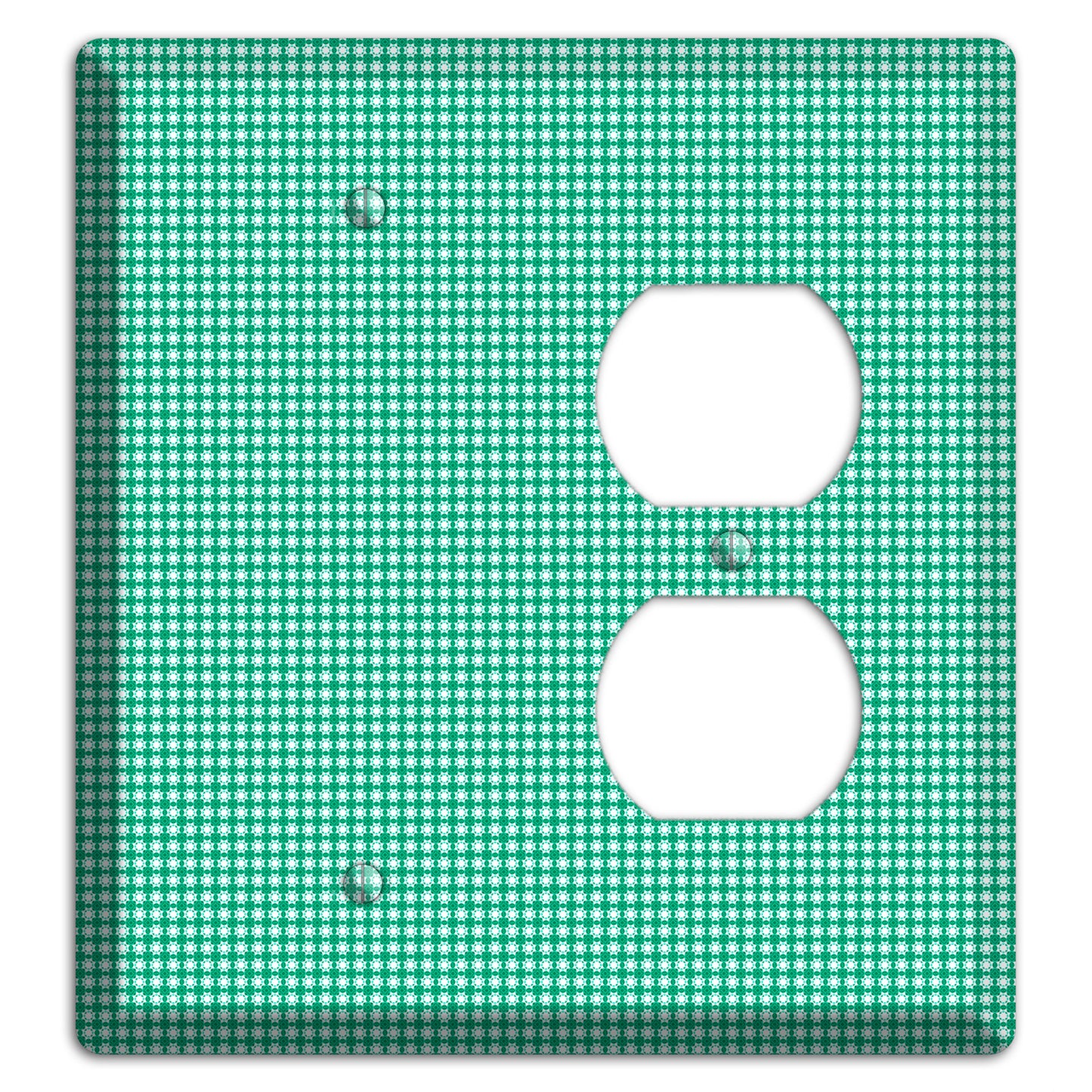 Jade Multi Tiled Geometric Blank / Duplex Wallplate