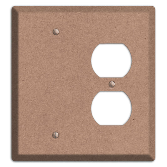 Pale Taupe Kraft Blank / Duplex Wallplate