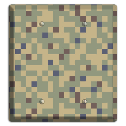 Dual Tex Camo 2 Blank Wallplate