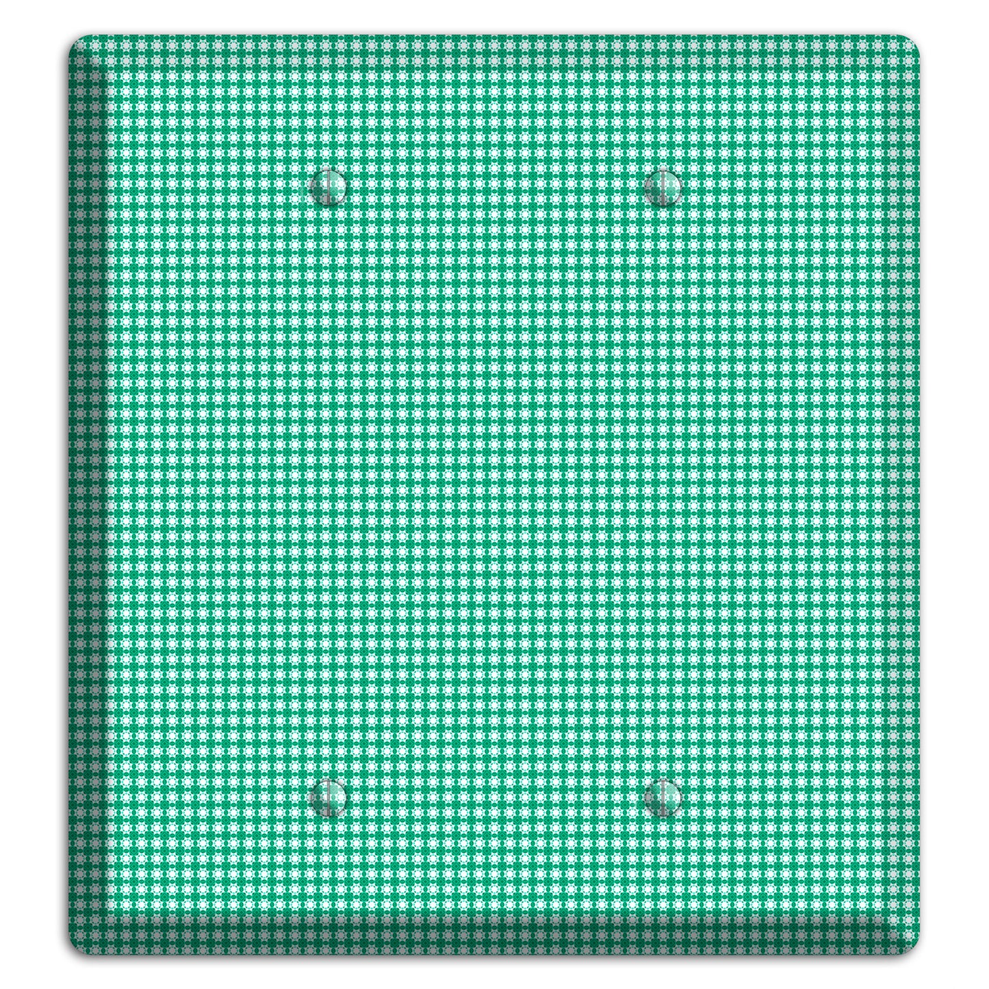 Jade Multi Tiled Geometric 2 Blank Wallplate