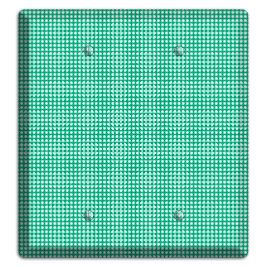 Jade Multi Tiled Geometric 2 Blank Wallplate