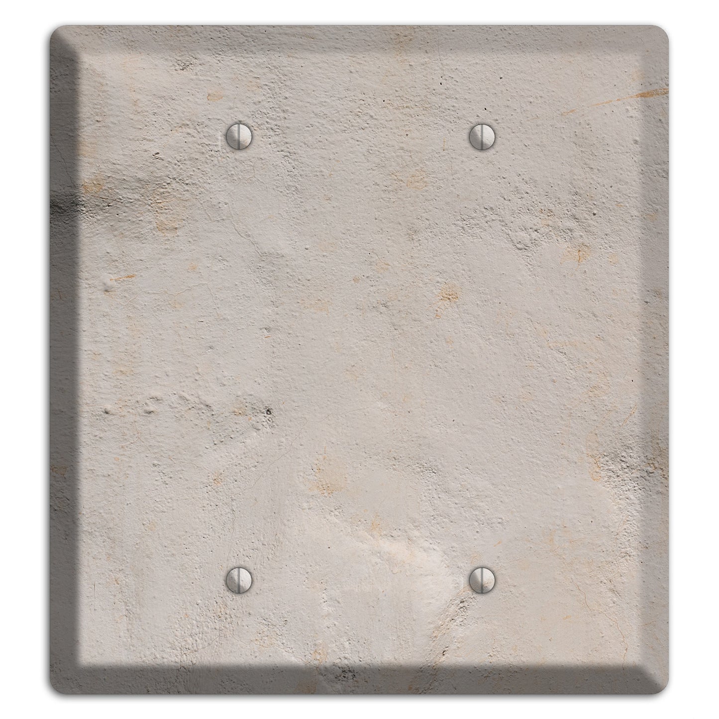 Trowled Concrete 2 Blank Wallplate