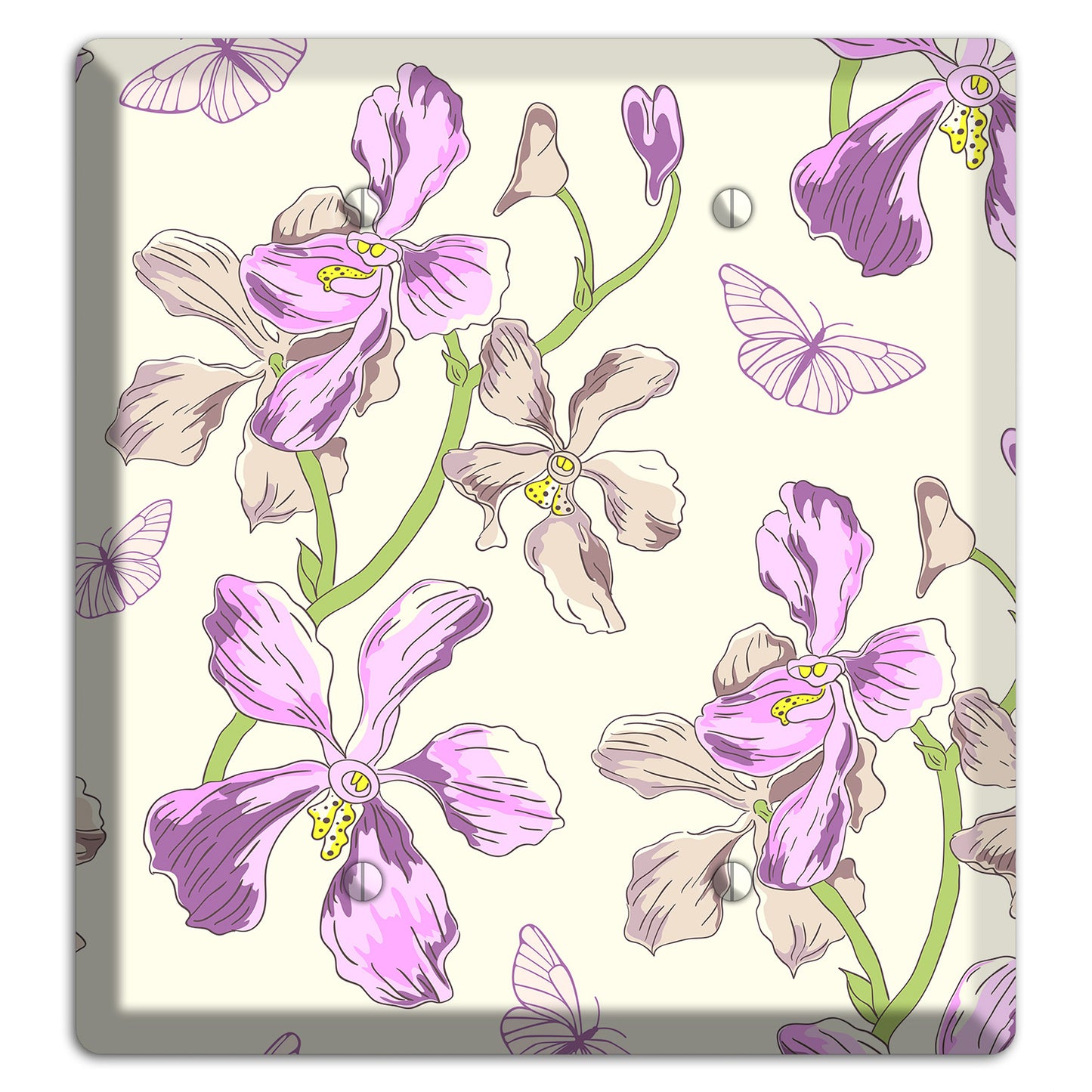 Orchid 2 Blank Wallplate