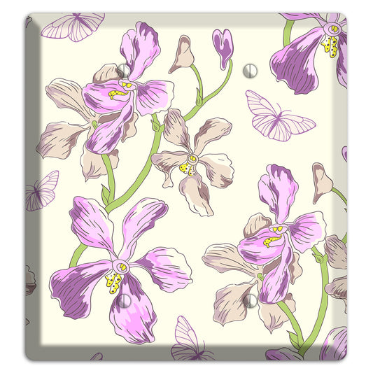 Orchid 2 Blank Wallplate