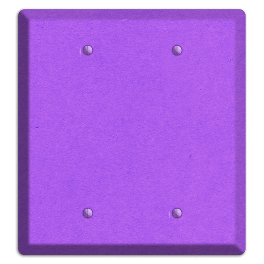 Dark Orchid Kraft 2 Blank Wallplate