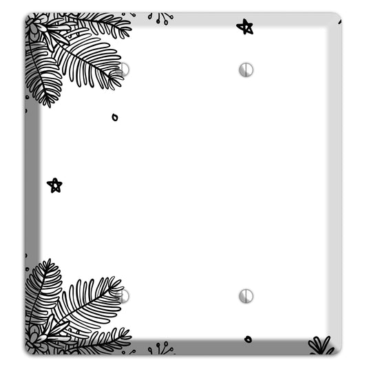 Cartoon Christmas 2 2 Blank Wallplate