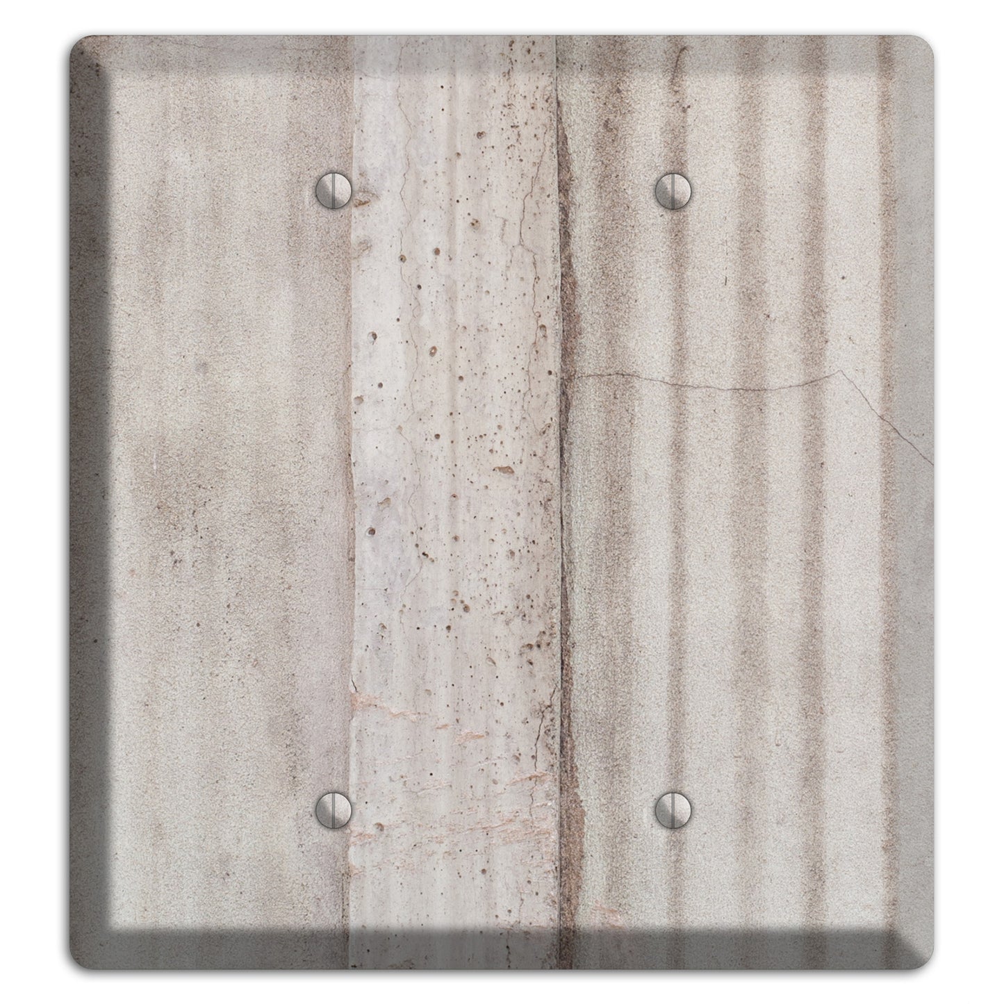 Old Concrete 5 2 Blank Wallplate