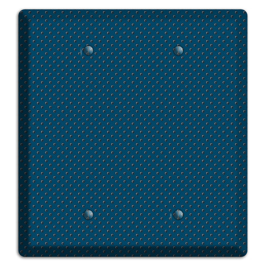 Blue Small Dots 2 Blank Wallplate